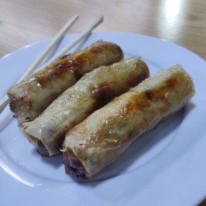 rollos de cerdo