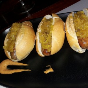 Trio de choripanes