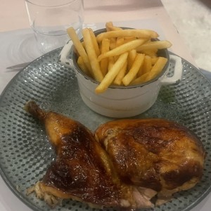 Medio Pollo asado Muh