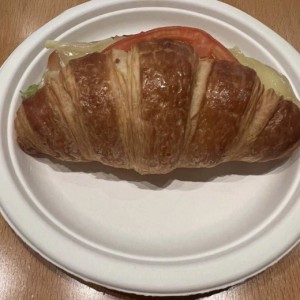 Croissant de pavo y queso