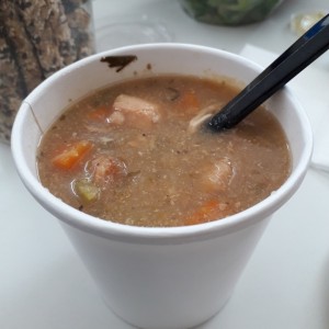 sopa de pollo