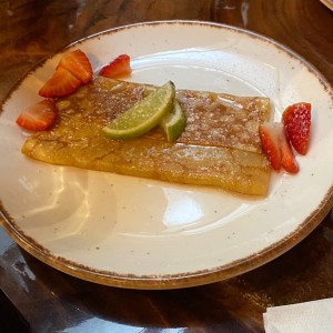 Crepe de limon y azucar