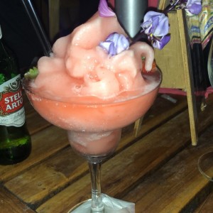 margarita frozen de fresa