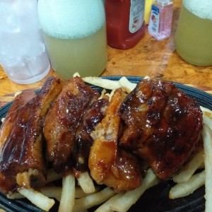 costillas bbq  