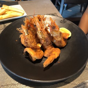 MARISCOS - Langostinos Apanados