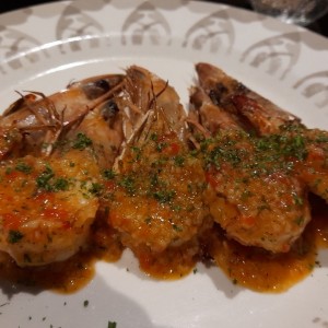 MARISCOS - Langostinos al Ajillo