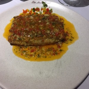 corvina al ajillo