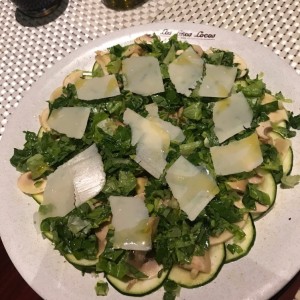 ENTRADAS - Carpaccio de Zucchini