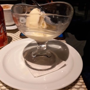 helado de vainilla