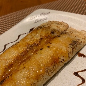 Panqueques con dulce de leche