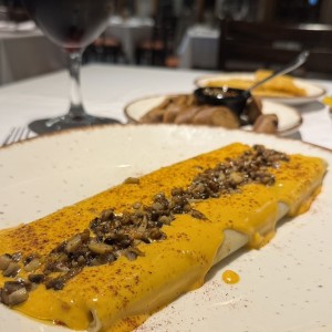 Menú Vegetariano - Canelones vegetarianos