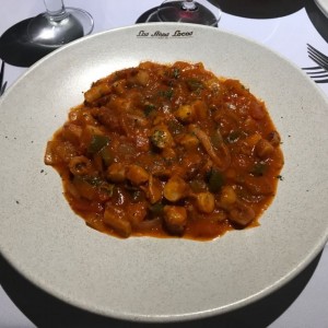 Pulpo a la criolla