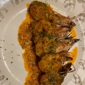 MARISCOS - Langostinos al Ajillo