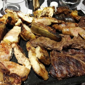 parrillada para 3