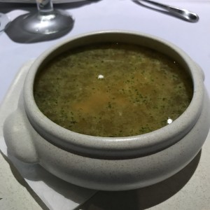 sopa de pollo con vegetales