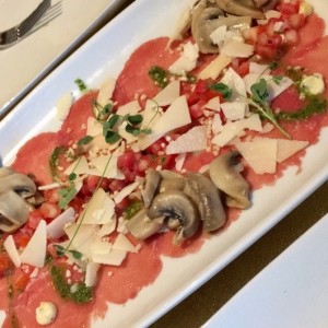 Carpaccio di manzo o filete