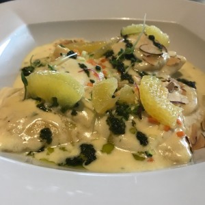 Raviolas de Salmon