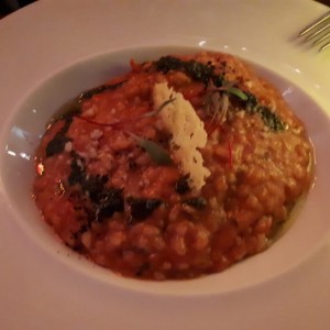 risotto de tomate duo