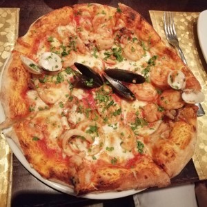 Pizza de mariscos