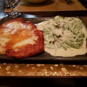 Pollo a la parmigiana 