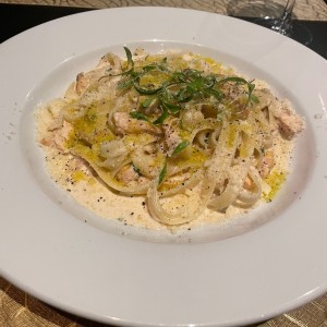 Pasta al salmon