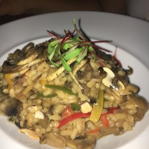 risotto de hongos