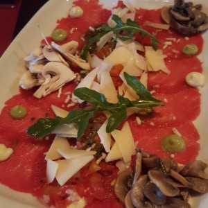 Carpaccio di manzo o filete