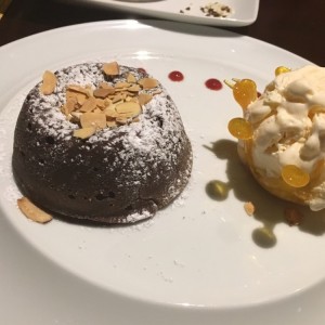 Postres - Fondant de chocolate