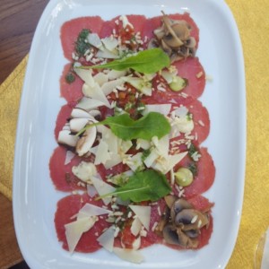 carpaccio di manzo