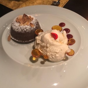 Postres - Fondant de chocolate