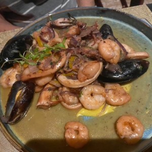 Salpicado de mariscos