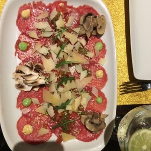 Carpaccio di manzo o filete