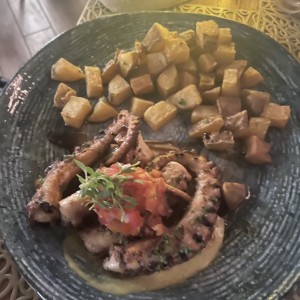 Pulpo a la parrilla