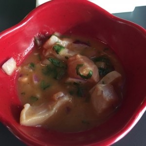 Ceviche Cortesia de la Casa ??