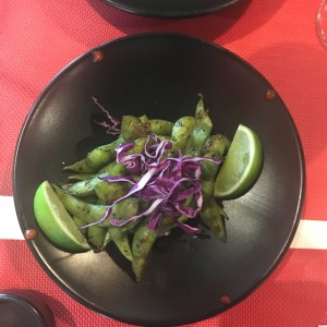 Entradas - Edamame salteado