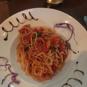 spaguetti amatriciana