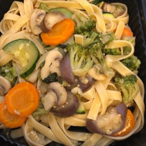 Fetuccini con vegetales