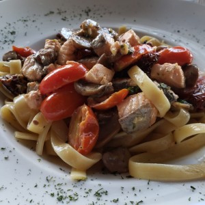 Recomendacion del Chef, pasta con salmon