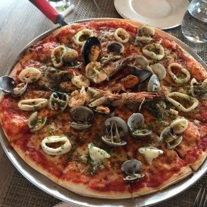 Pizza de Mariscos