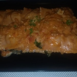 Raviolis rellenos con salmon 