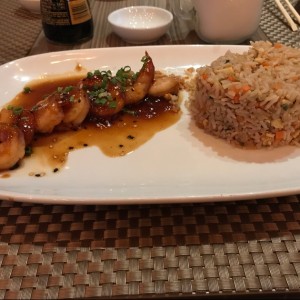 tepanyaki de langostinos