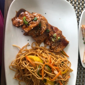 pollo teriyaki