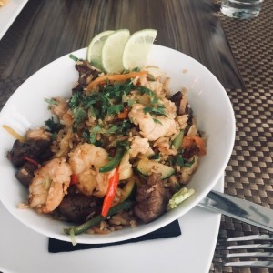 Arroz Thai mixto