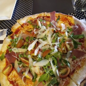 pizza de rucula