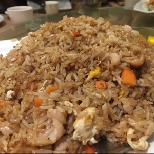 Arroz frito de pollo