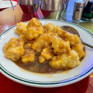 Tofu en salsa de conchuelq 