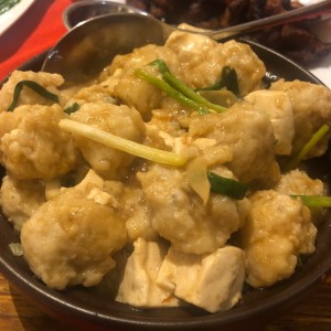 Fish balls with tofu