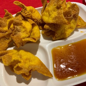 Wanton Frito con Camarones