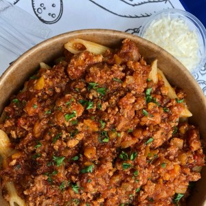 Penne Rigate a la bolognesa