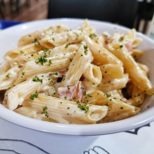 penne carbonara